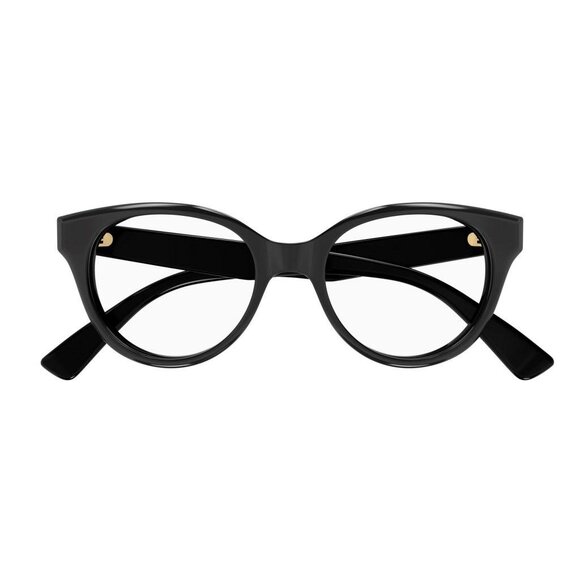 NWT GUCCI EYEGLASSES WOMEN BLACK CAT EYE EYEWEAR GUCCI - Picture 2 of 3